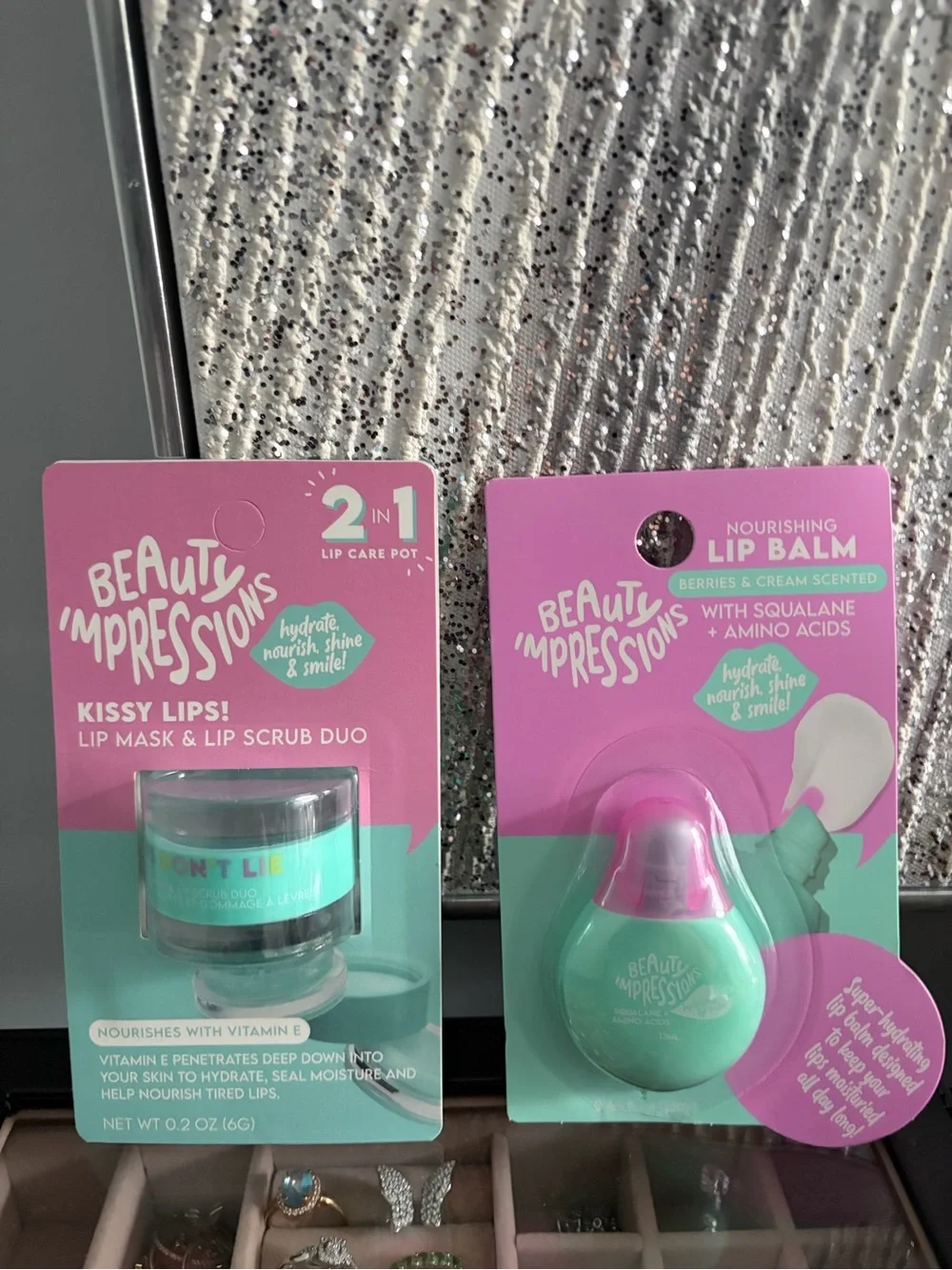 Impressions Lip Care Duo - Pink & Mint Nourishing Balm + Lip Mask